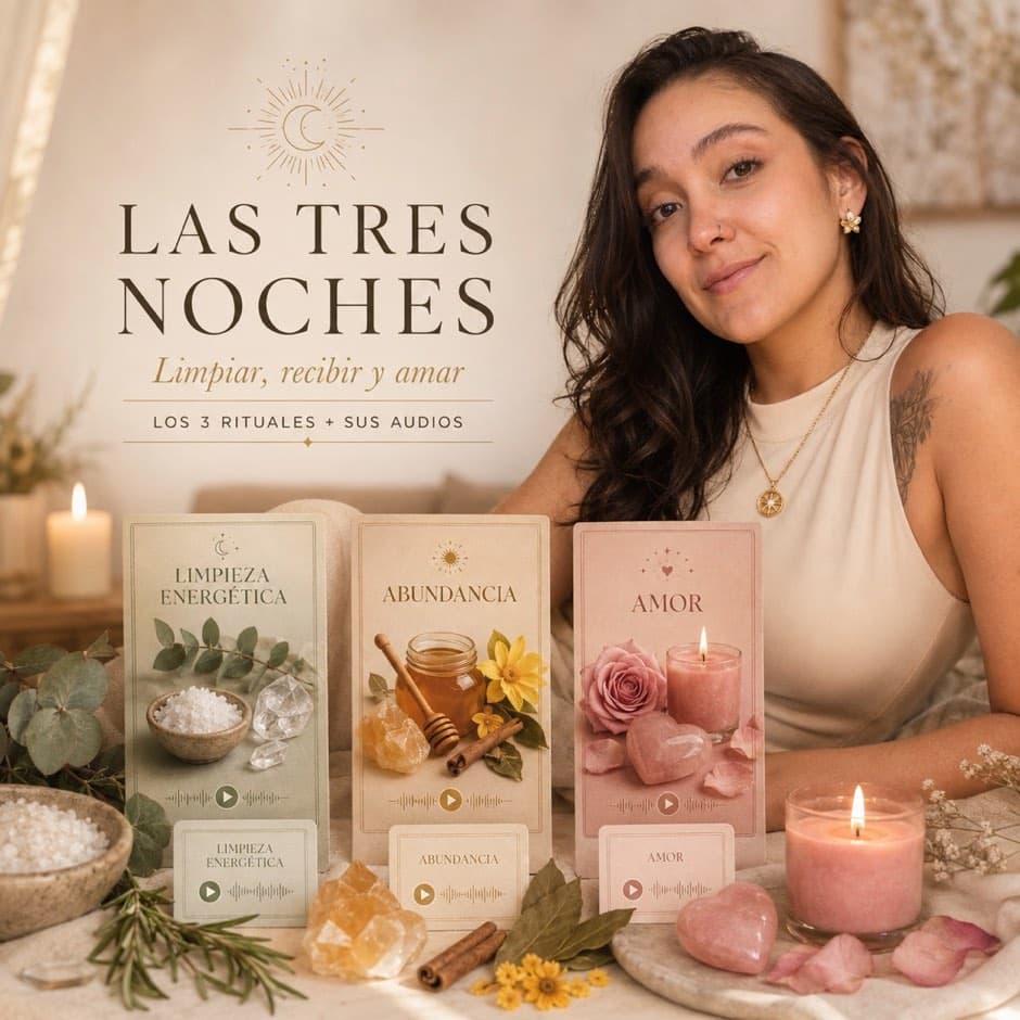Las tres noches — los tres rituales con sus tres audios