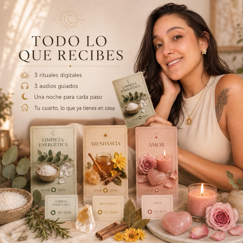 Todo lo que recibes: los tres rituales y los tres audios